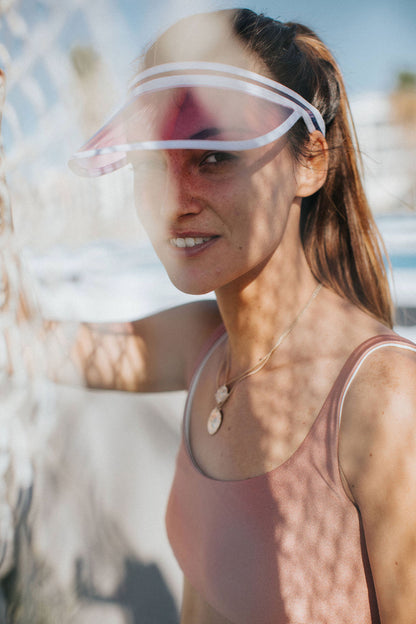 Maillot de bain rose réversible