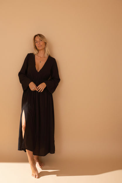 ISIS DRESS — Robe longue dos nu