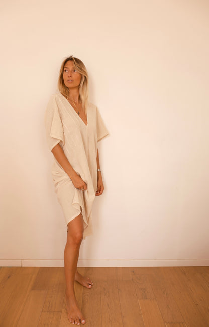 TUNIQUE DEVI — Robe de plage mi-longue
