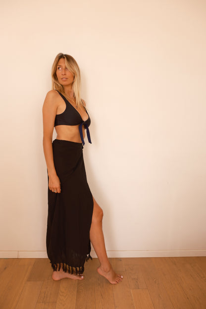 KAMA SKIRT — Jupe paréo longue portefeuille