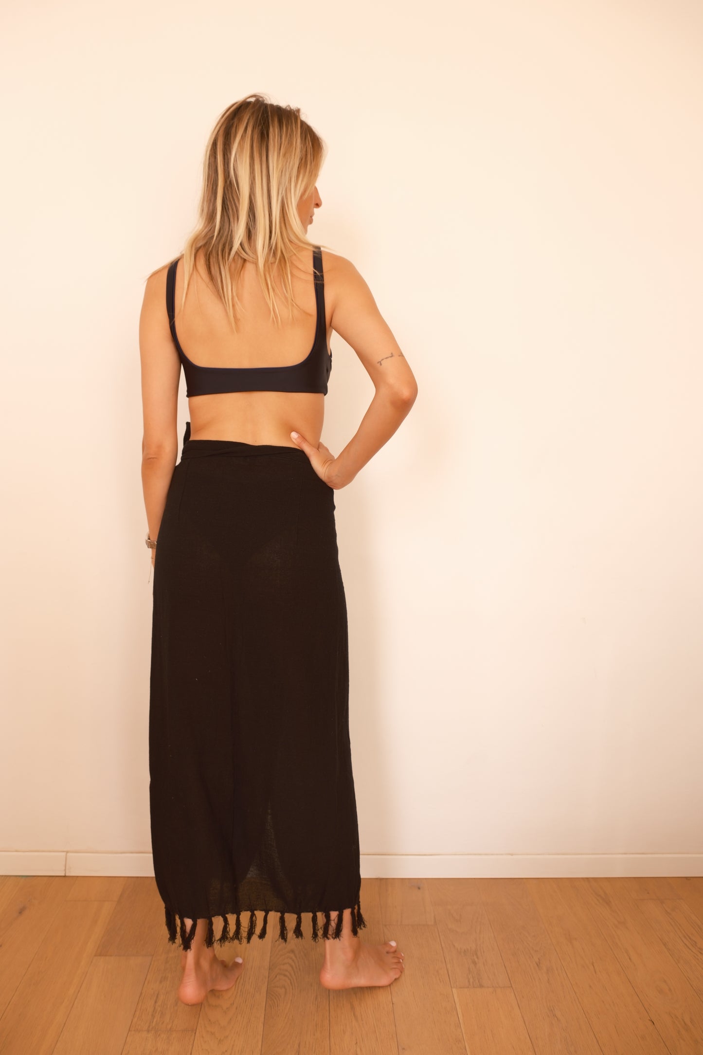 KAMA SKIRT — Jupe paréo longue portefeuille