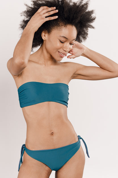 Maillot de bain deux pièces vert réversible